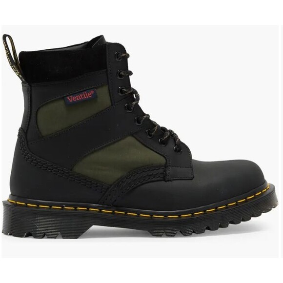 Dr. Martens Boots Men 5 Women 6 Pascal 1460 Leather Textile Padded England NIB - Picture 5 of 12